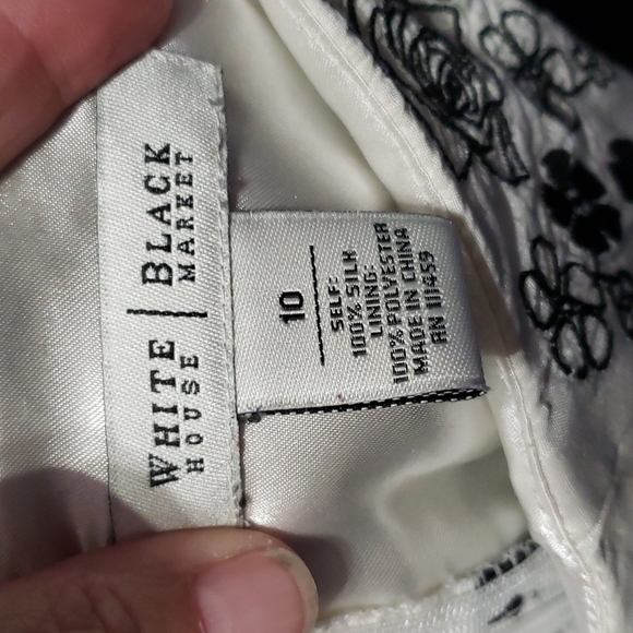 WHBM 100% silk dress - Picture 7 of 7